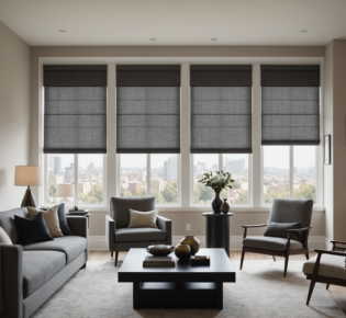 Купить двойные римские шторы в Москве — выгодные цены на модели Day and Night с тюлем